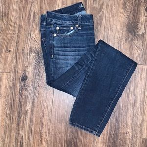 AE Super Skinny Dark Denim Jeans